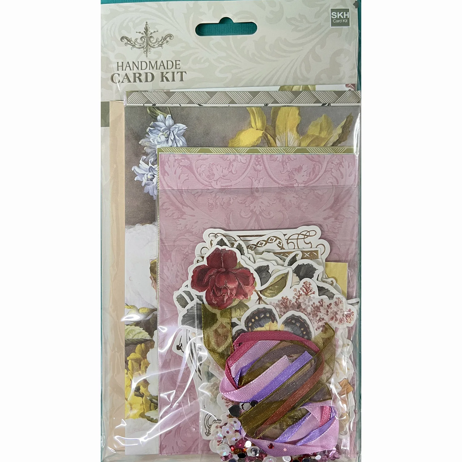 

Floral Handmade Card Kit PK6 For DIY Crafts, Card Making