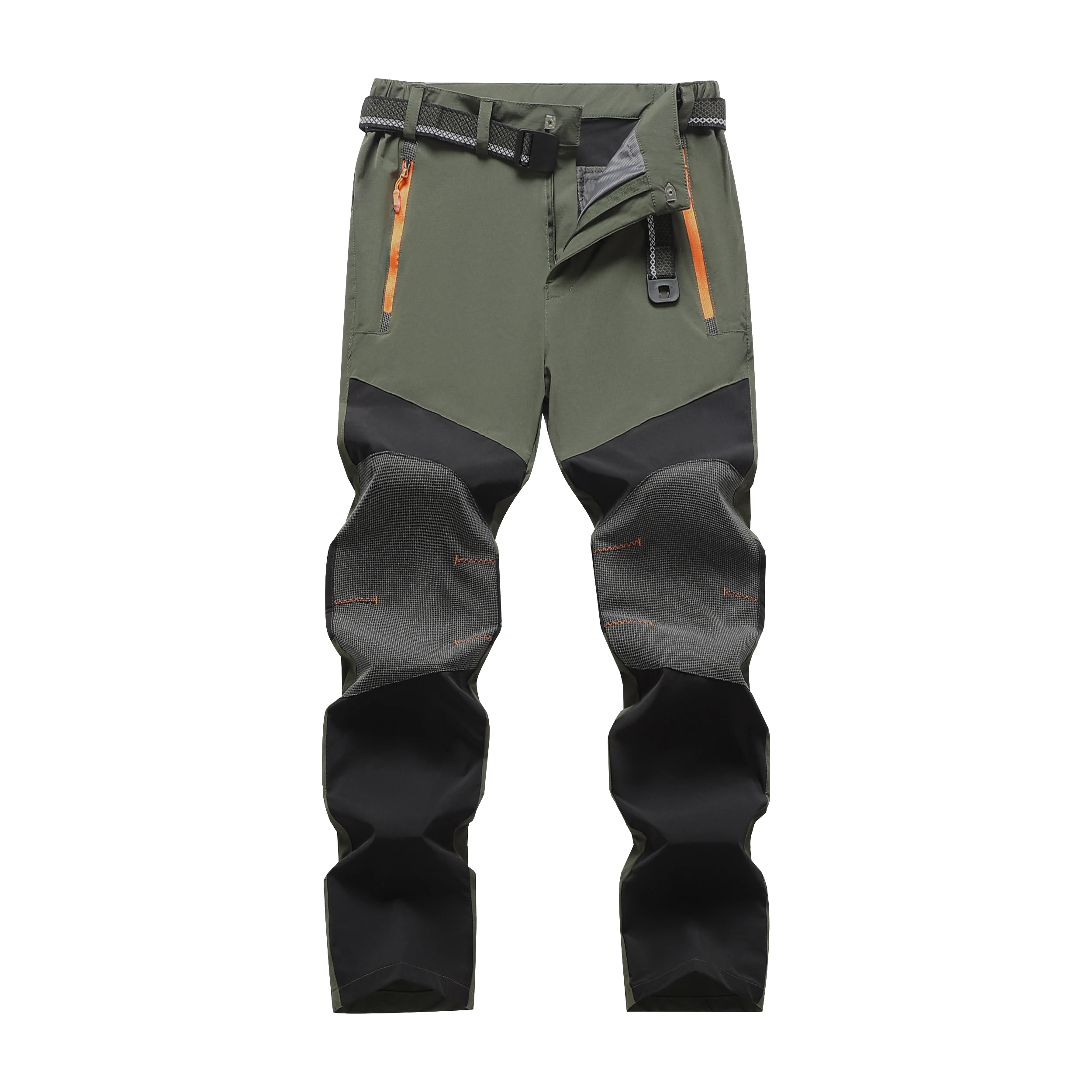 Pantaloni da alpinismo da uomo all\'aperto con pantaloni elastici a quattro lati ad asciugatura rapida, elastici estivi leggeri e sottili traspiranti