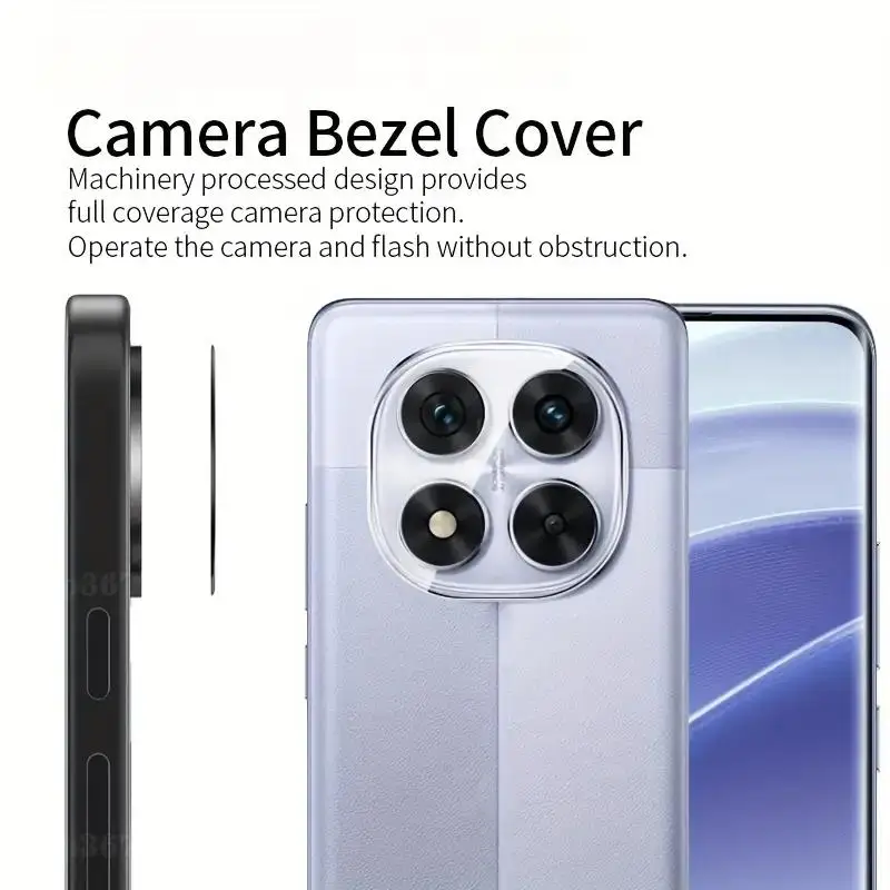 샤오미 레드미 노트 14 13 프로 플러스 + 4G 5G 카메라 강화유리 커버 풀 프로텍션용 3개 클리어 3D 렌즈 프로텍터