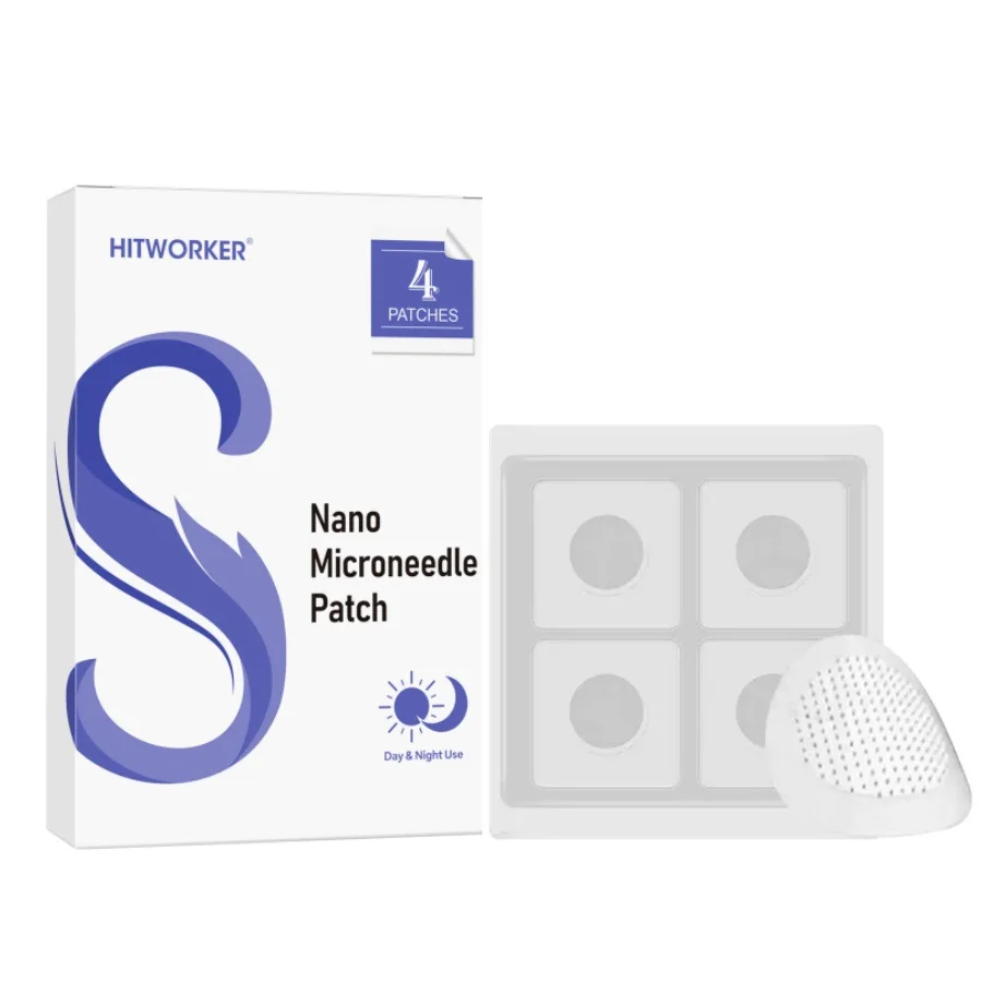 4pcs Hyaluronic Acid Soluble Micro Needle Acne Patch | Effective and Deep Care for Removing Skin Secretions Acne Patch