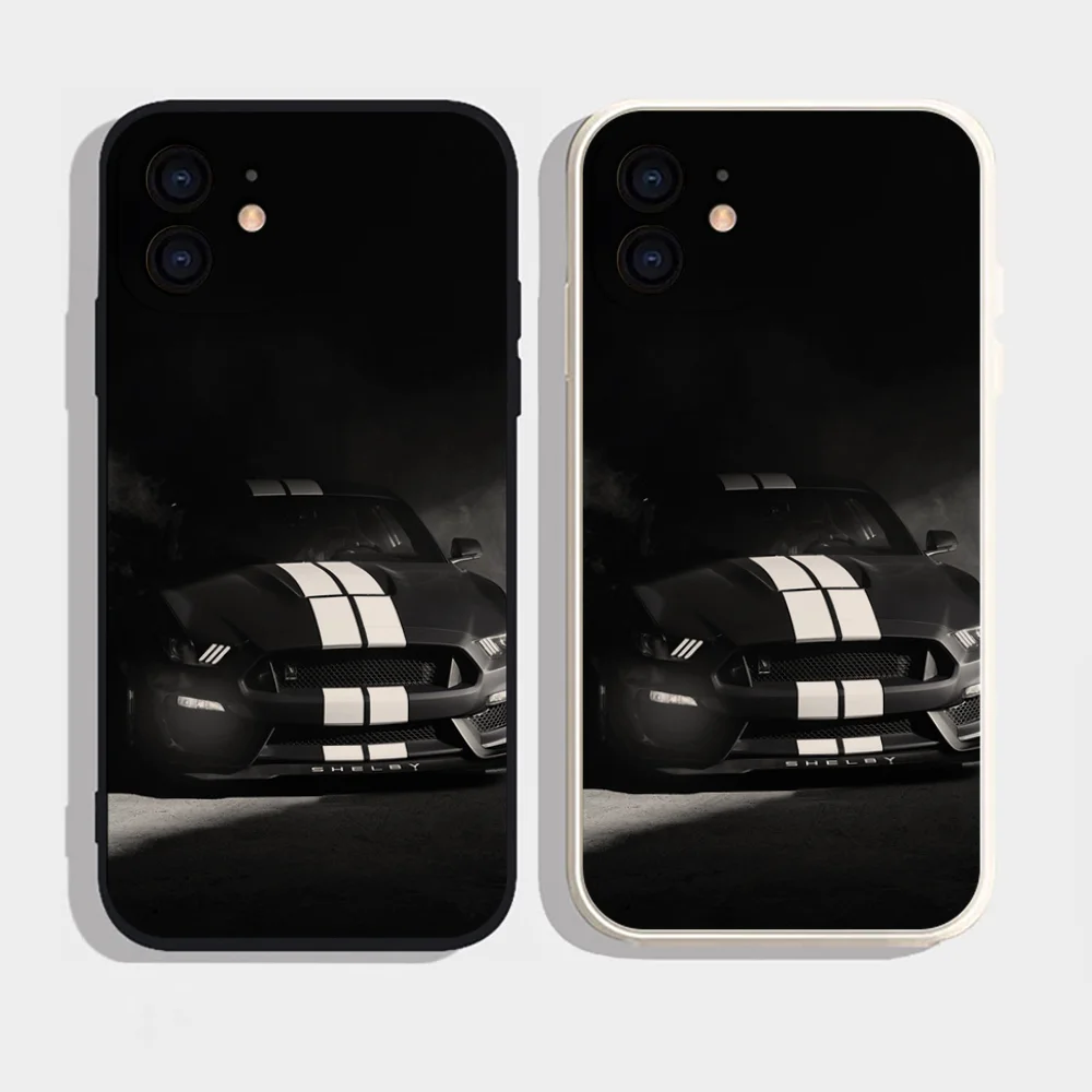 

Epc Cool F-Fords Car M-Mustang Phone Case Silicone Soft For IPhone 16 15 14 13 12 11 Plus Pro Max Plus