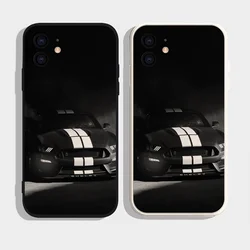 Epc Cool F-Fords Car M-Mustang Phone Case Silicone Soft For IPhone 16 15 14 13 12 11 Plus Pro Max Plus