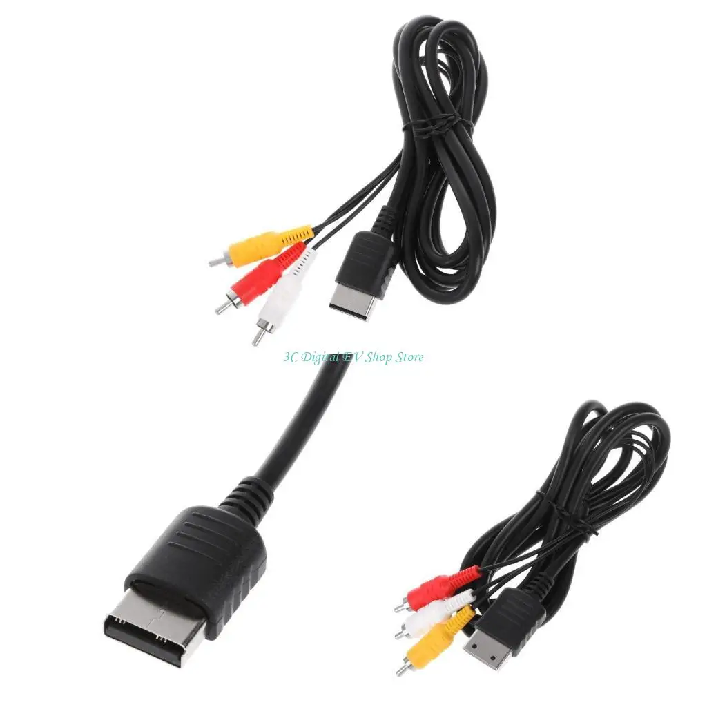

E74D 1.8M Composite AV Video Adapter Cable for SEGA RCA Cord