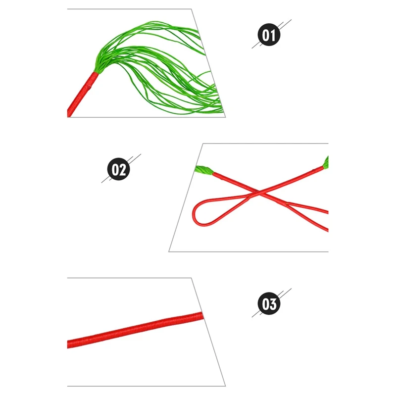 1 Piece Of 26.5 Inch Bowstring With End Cap For CRS-004C Cross 175 Lbs Tensile Weight Polyester Fiber Cross Bow