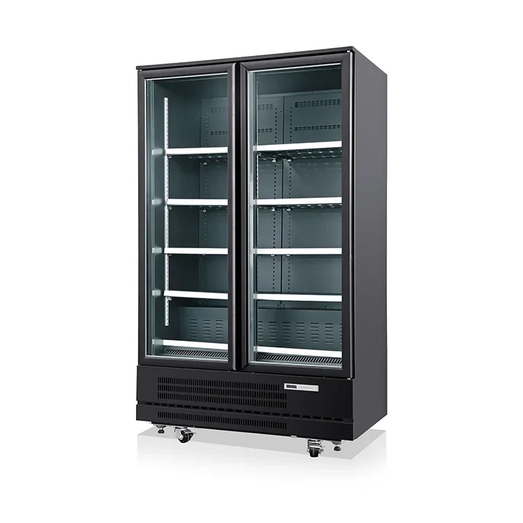 

New Supermarket Commercial Upright Multideck Display Showcase Glass Door Freezer