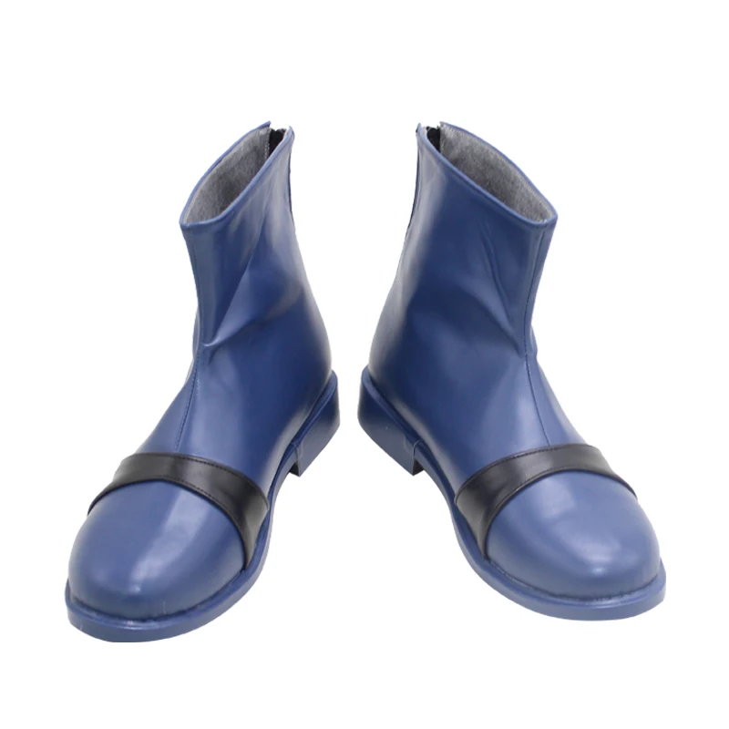 أحذية زي تنكري من إيفا ناجيسا كاورو ، أزرق عميق ، مصنوع يدويًا ، جلد صناعي ، أنيمي ، الملاك الثامن عشر ، JP