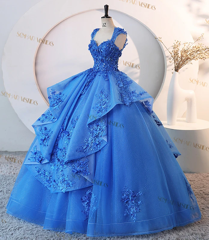 Sweet 15 Quinceanera Dresses Ball Gown Luxury Lace Party Dresses Prom Gown Formal 15 Year Old Dress Customized 2025 New
