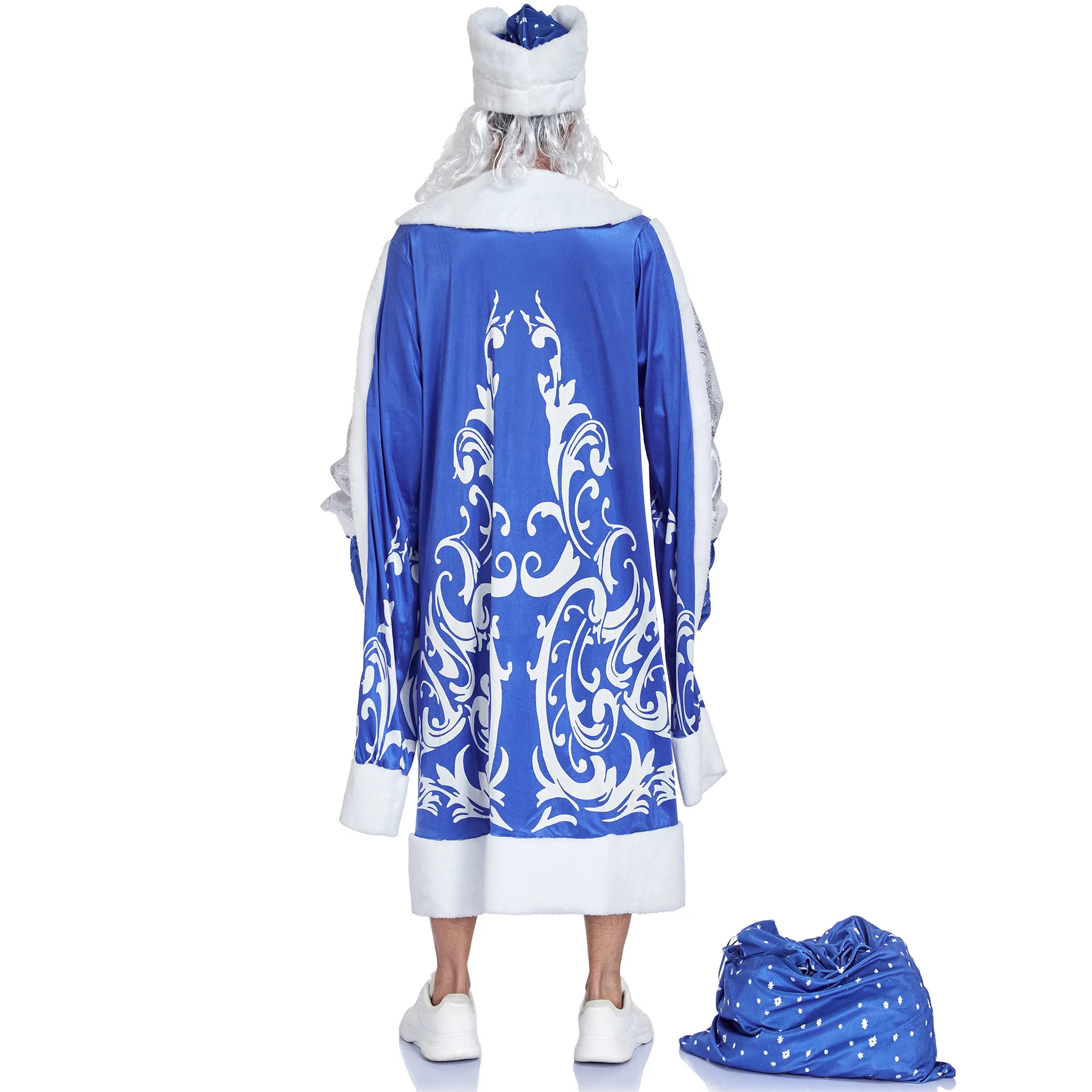 Costume de Père Noël Rouge ou Bleu – Ensemble Complet – photo 10