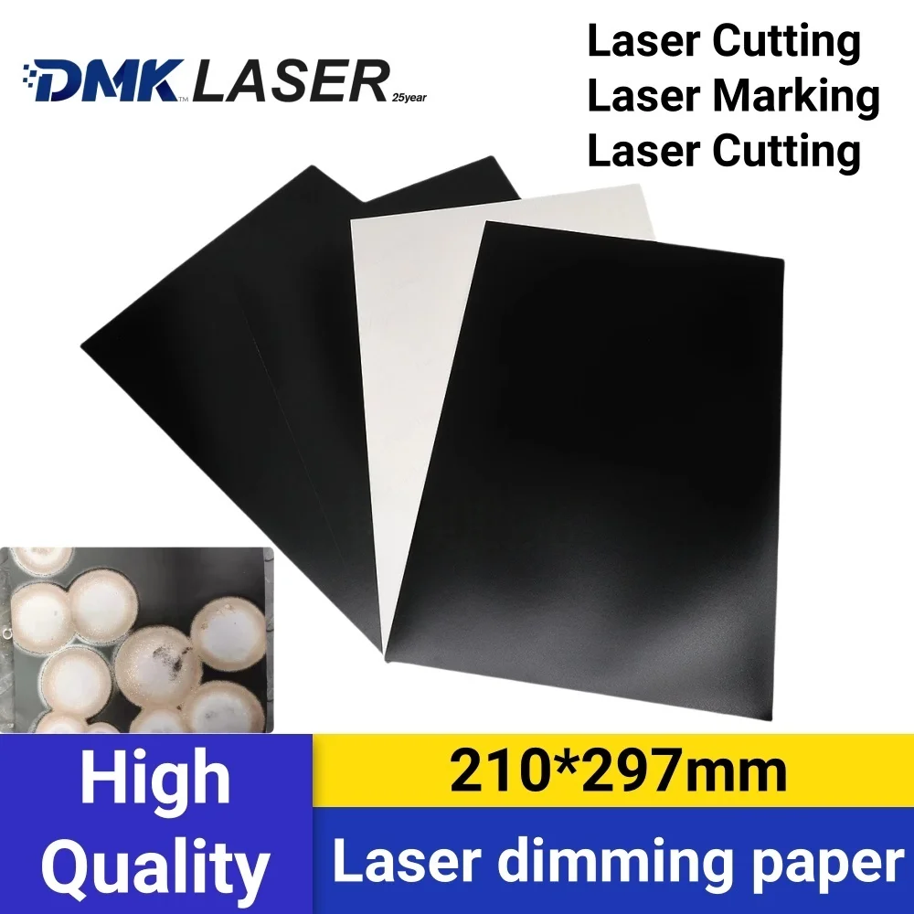 DMK Laser Engraved Dimmable Photo Paper for Spot Quality Debugging and Sample Testing for Laser Engraving & Cutting Machine