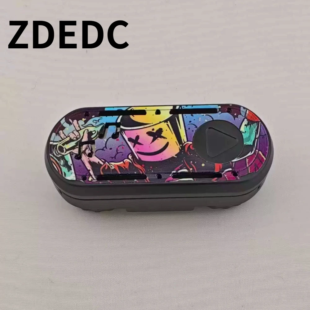 ZDEDC DJ Double Bearing Ratchet Tuning Fork Direct Drive Composite Finger Push Card Decompression Toy