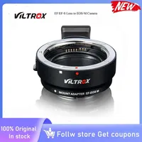 Adaptador de Montura de Lente VILTROX EF-EOS M con Enfoque Automático, Compatible con Lentes Canon EF/EF-S a Canon EOS M (Montura EF-M)