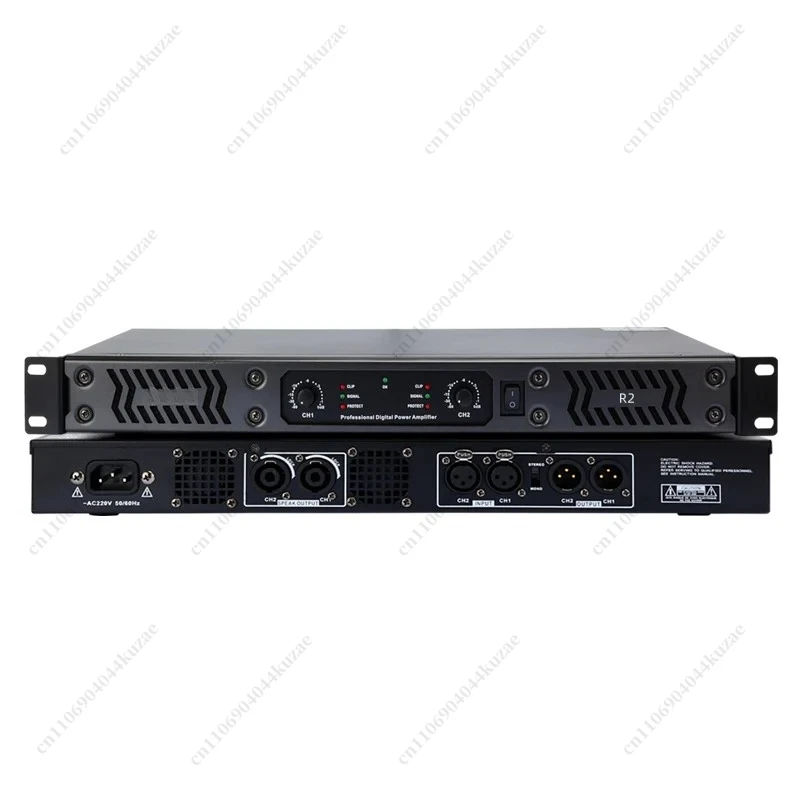 High Power Professional Digital Power Amplifier 2-Channel & 4-Channel Pure Rear Stage