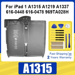 XDOU High Quality Battery For  iPad 1 iPad1 A1315 A1219 A1337 616-0448 616-0478 969TA028H + Tool