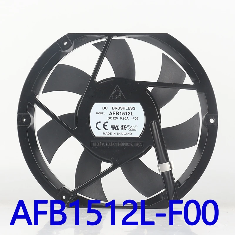 New Delta 24V 48V DC 12V 0.95A  AFB1512L-F0017225 172X150X25MM 17CM three-wire ball inverter Large air volume cooling fan