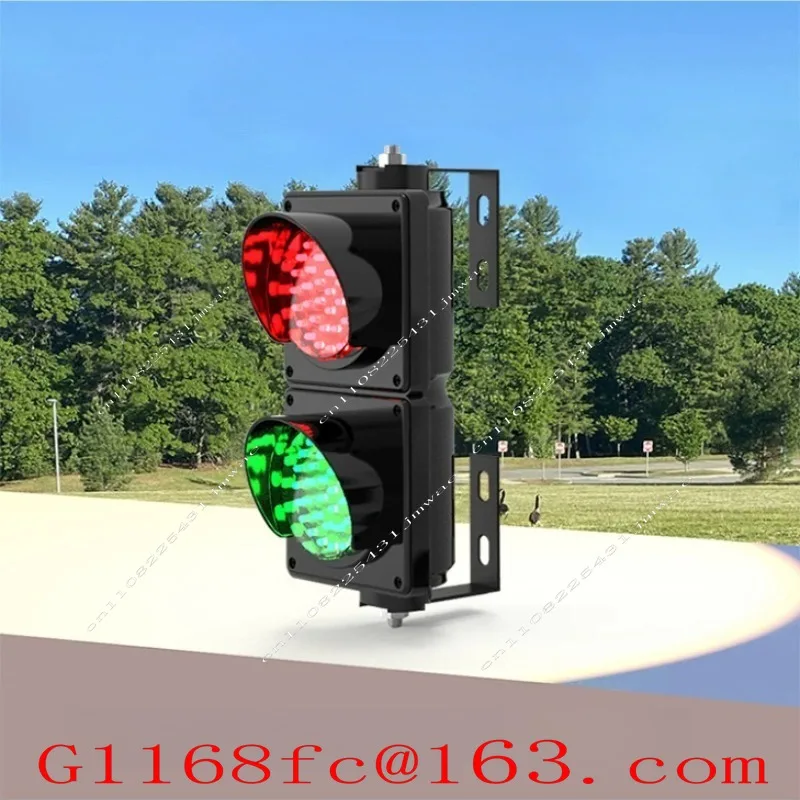 Button Controlled 100 Type Traffic Lights, Logistics Park Platform Unloading Port, Parking Lot Indicator Lights