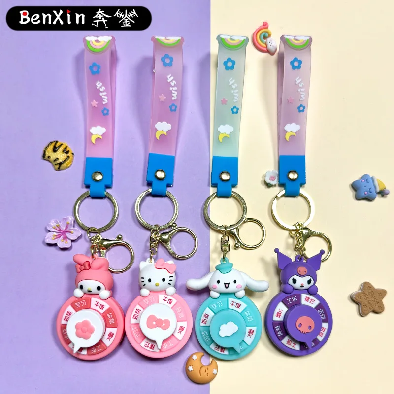 miniso バックパックペンダント、漫画のかわいい子供向けギフト、キーチェーン、ペンダント、小物