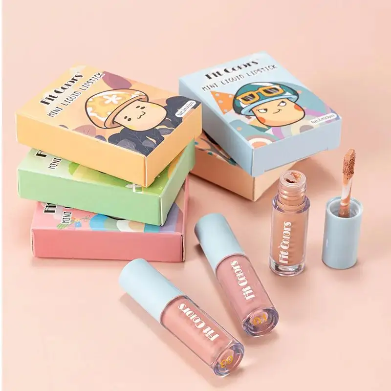 Set di 3 oli per labbra idratanti al gusto di frutta con lucentezza trasparente di avocado, fragola, pesca, per labbra morbide e lisce