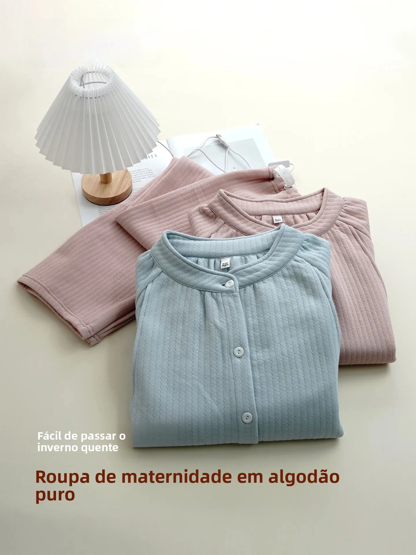 ropa-de-dormir-de-maternidad-algodon-para-lactancia-capa-de-aire-tipo-sandwich-ropa-de-casa-postparto-manga-larga-cuello