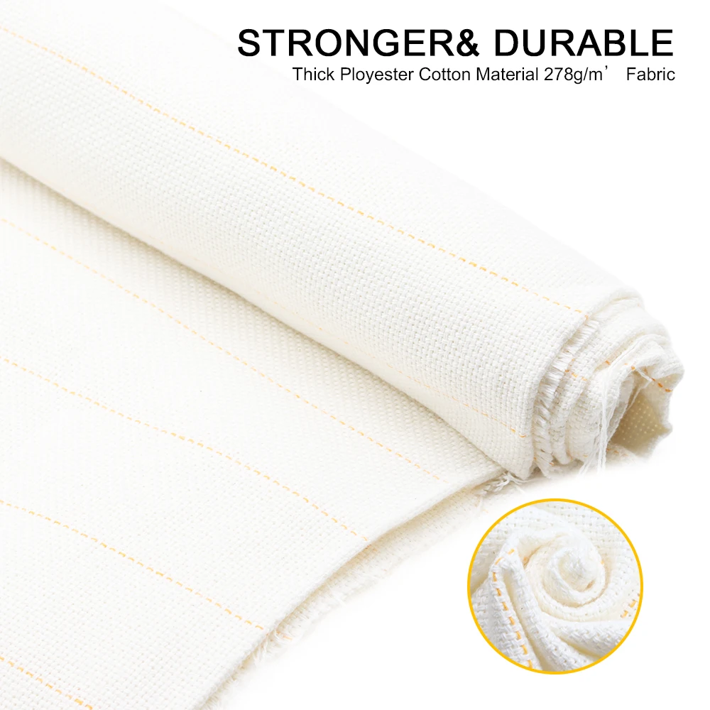 2*2M Overlocking Tufting Cloth with Marked Lines DIY Needlework Fabric  Monks Cloth Punch Needle Cloths for Tufting Machine