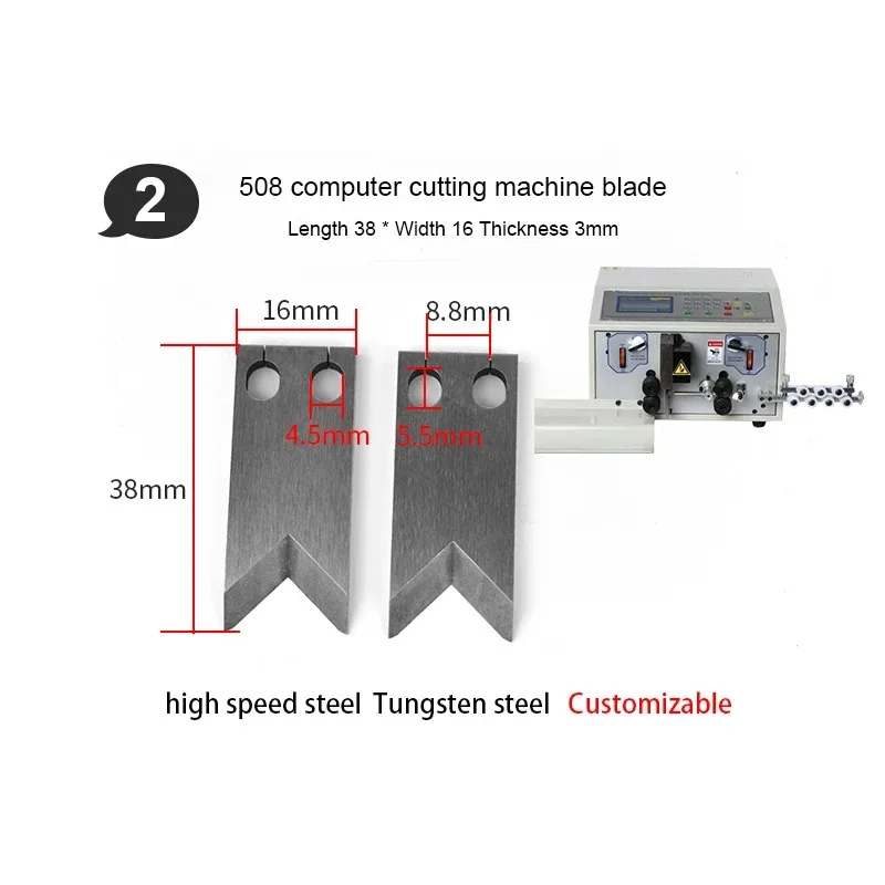 1Pcs High-Speed Steel V Blade Round Blade Wire Cutting Machine Fully Automatic Computerized Blade Stripping Machine Cutting Tool