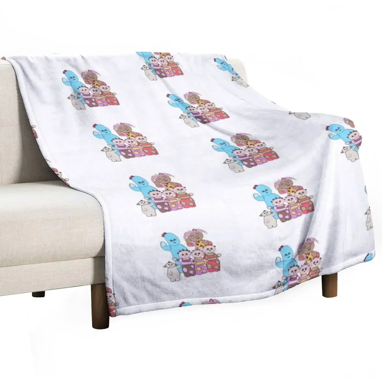 Iggle piggle , upsy daisy, Makka Pakka Throw Blanket Hairy Luxury Designer Luxury Thicken Fashion Sofas Blankets