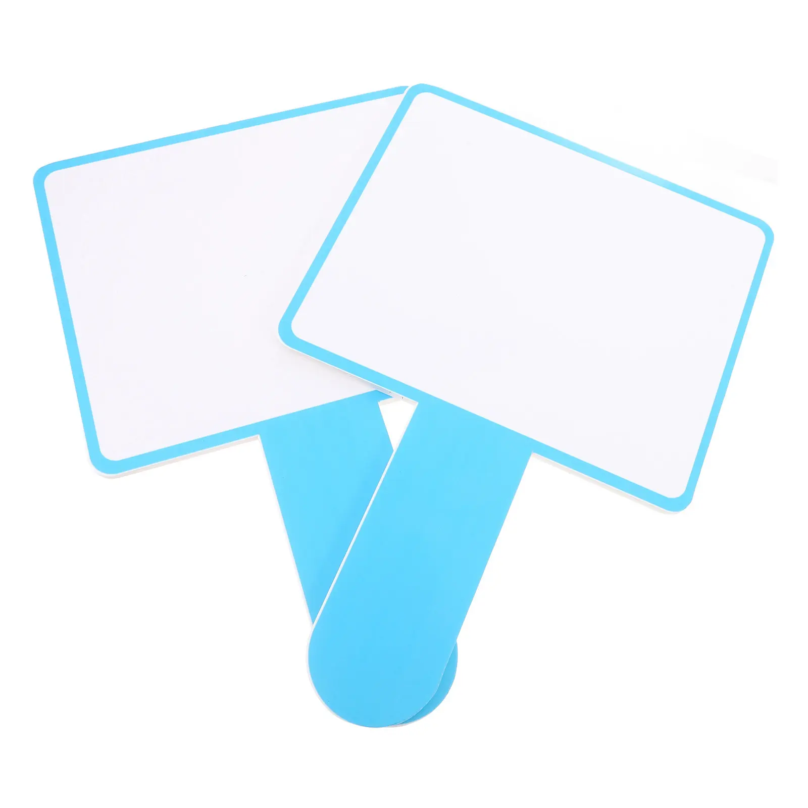 2Pcs Dry Erase Paddle For Classroom Teaching Student Lightweight Foam Paddles Single Sided Handheld Answer Boards