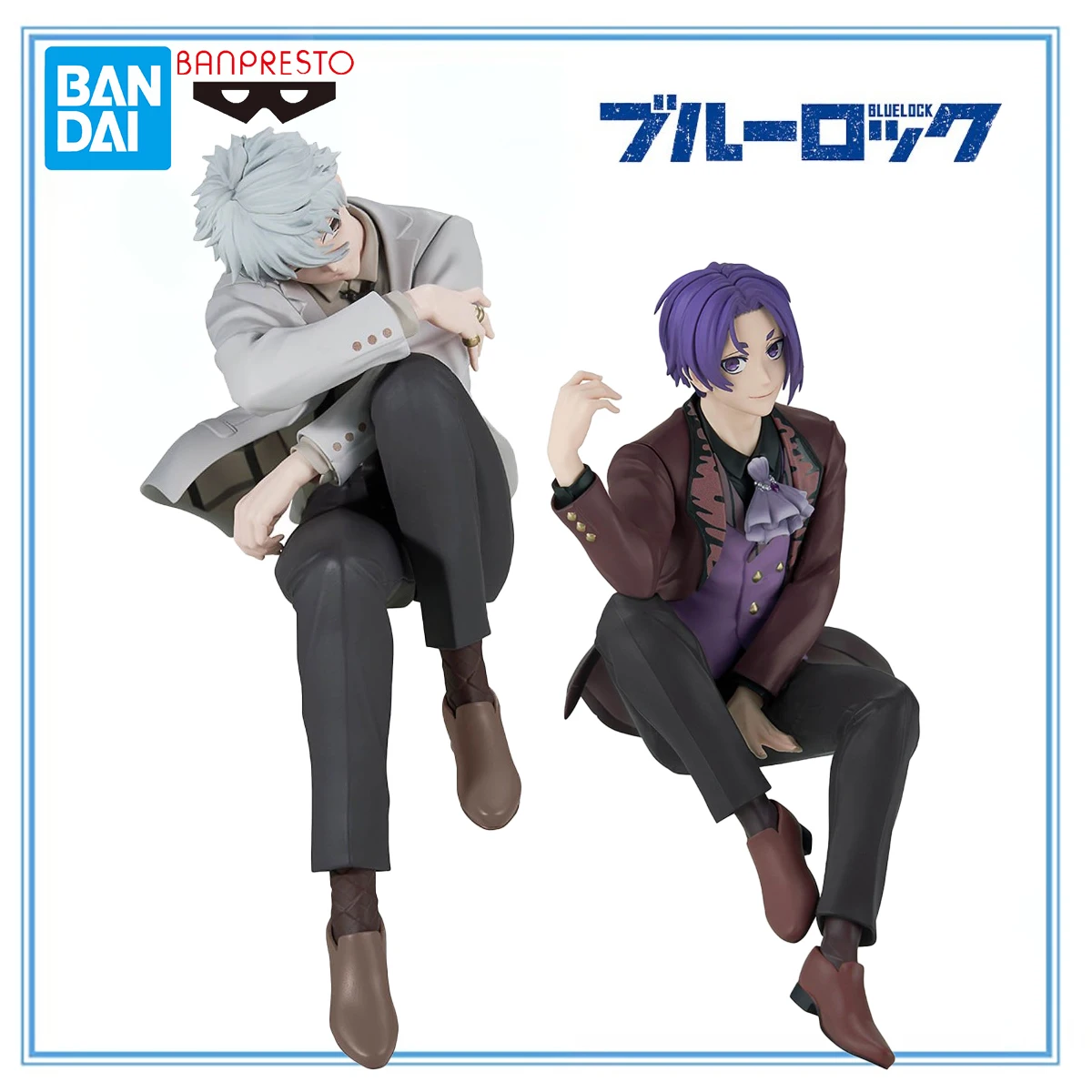 

In Stock Original Bandai Banpresto Blue Lock Nagi Seishirou%Mikage Reo -Sweets Flavor- Anime Figure