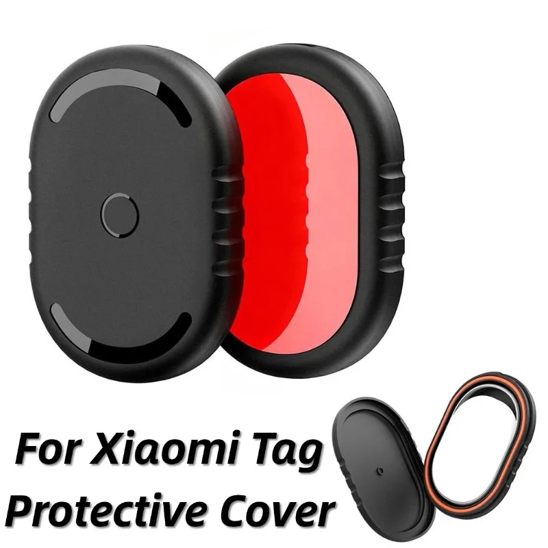 Waterproof Case for Xiaomi Tag Protective Cover Adhesive Stick-On Mount Holder Protective Cover for Car Bike Luggage Vehicle