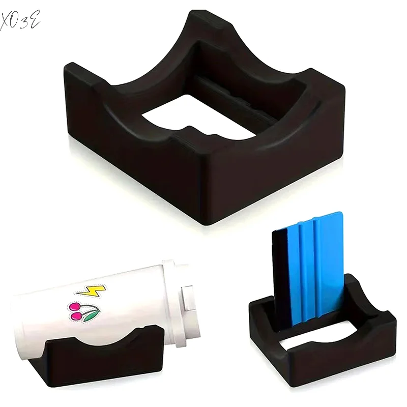 Tumbler Cradle Holder Silicone Cup Cradle For Tumblers With Scraper Tumbler Holder Glass Cup Cradle Household Accessories