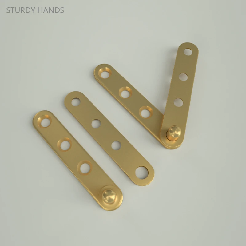 مفصلات غير مرئية لأثاث الأعمال الخشبية ، المحور العلوي والسفلي النحاسي ، باب الخشب الأحمر العتيق ، سطر واحد ، مجموعتان