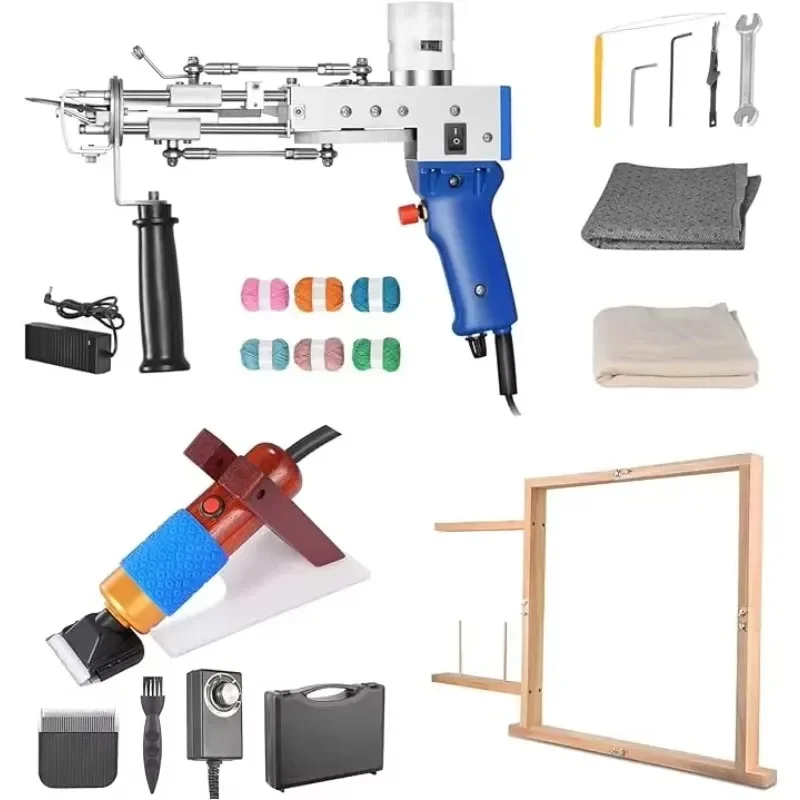 2025Low Price Ready Stock Two-in-One TD Tufting Kit For Beginner Rug Carpet Making Tufting Weaving Embroidery Machine