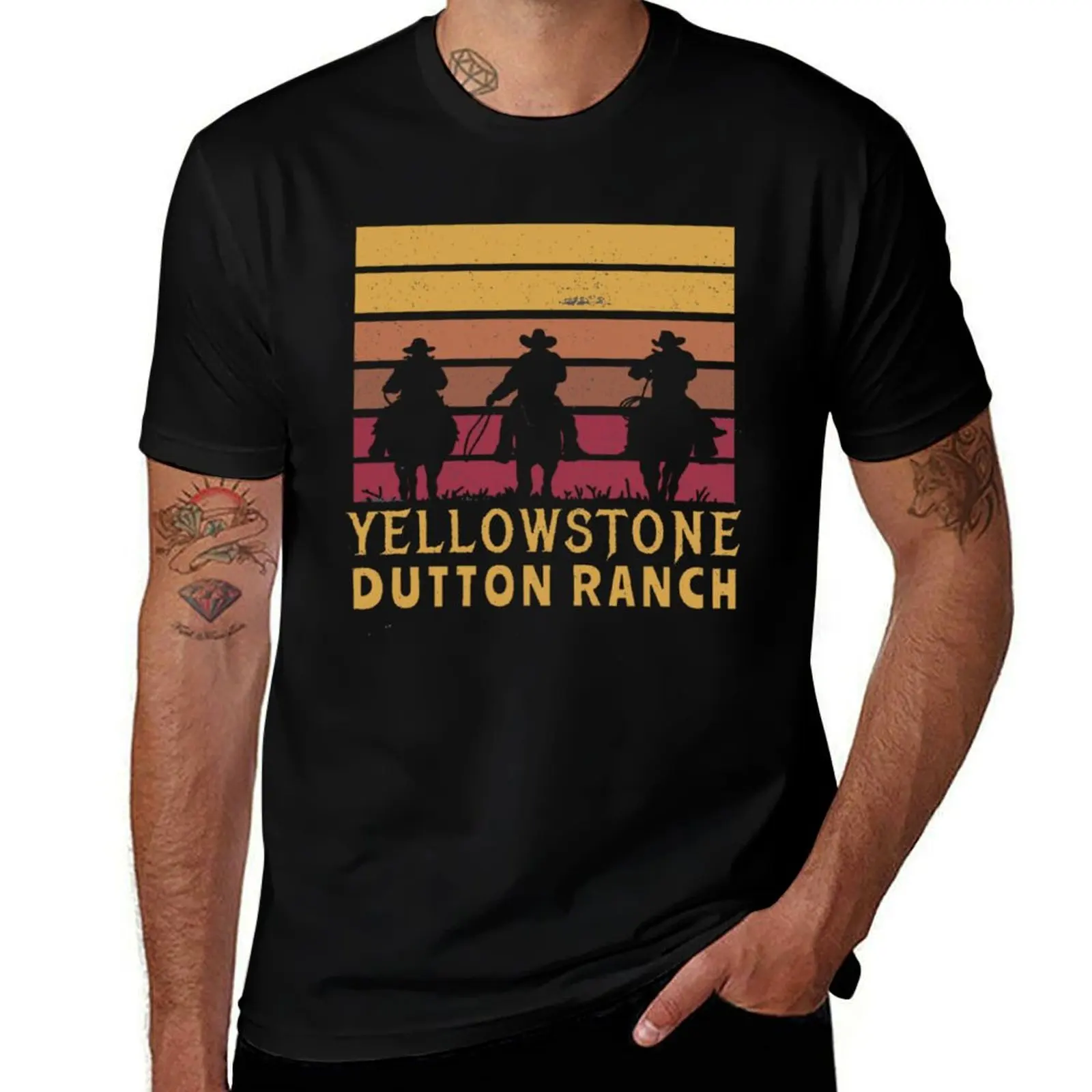 Yellowstone Dutton Ranch Arrows - ranch, arrow, yellowstone, funny design T-Shirt Casual Trendy Streetwear Tee Shirt T-Shirt