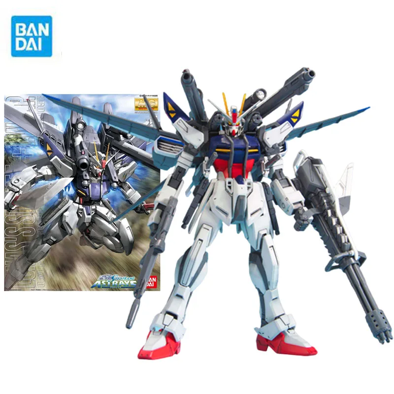 

Bandai Genuine Gundam MG Series 1/100 Model Garage Kit Strike E IWSP Mobile Suit Gundam Seed Frame Astrays Anime Action Toys