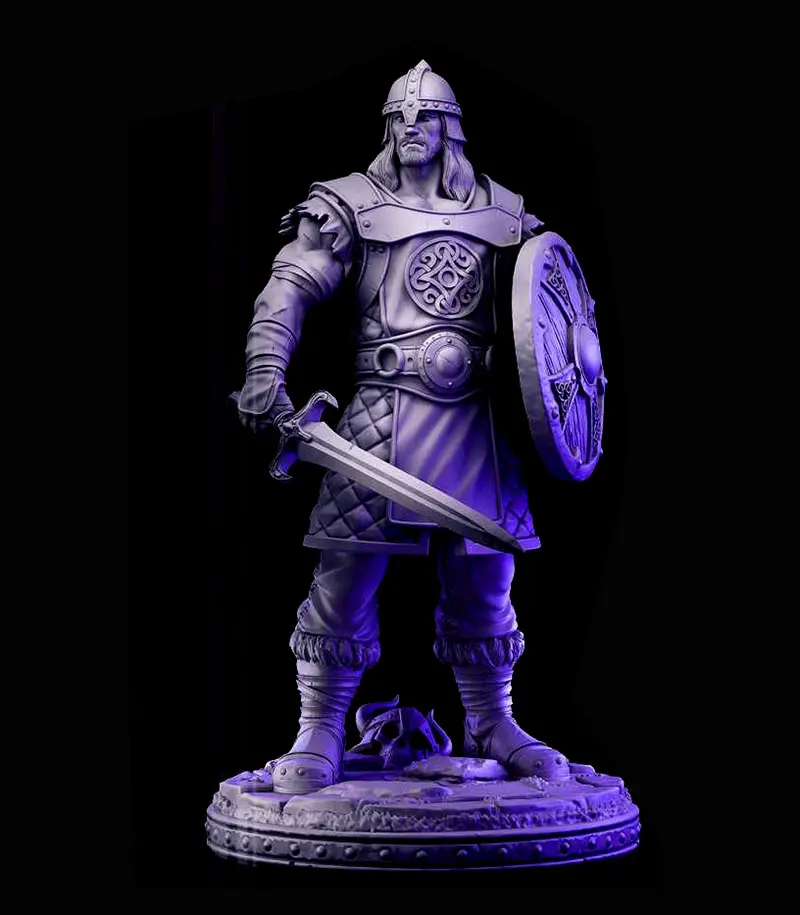 1/24 75mm 1/18 100mm Resin Model Kits Sparta Warrior Figure Unpainted Figure No Color RW-937