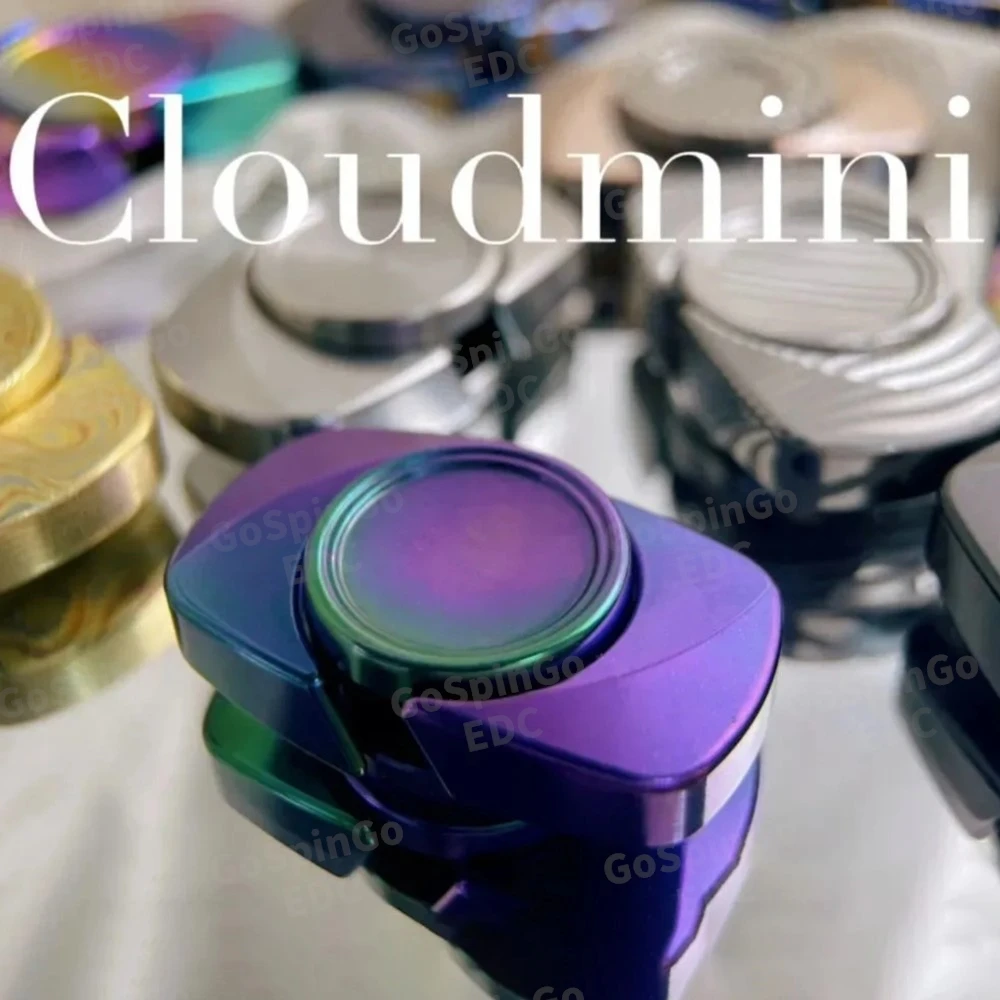 Twedec cloudmini fidget spinner zircônio manuseio sentir duas lâminas fidget spinner ansiedade alívio gadgets