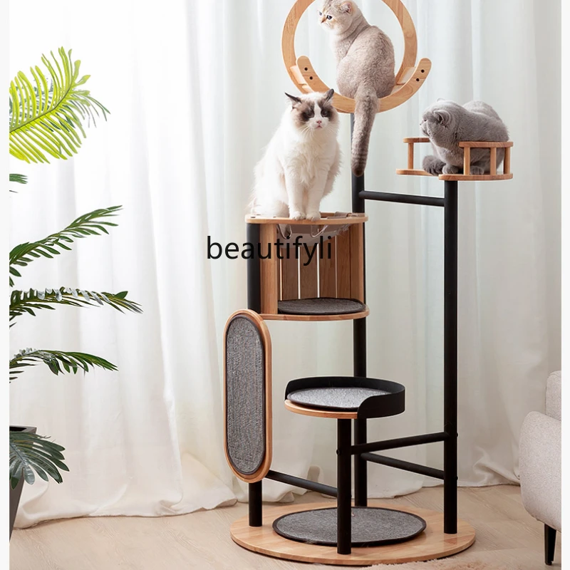 HJ Cat Climbing Frame Cat Tree Cat Cat Rack Scratching Board Cat Scratch Board