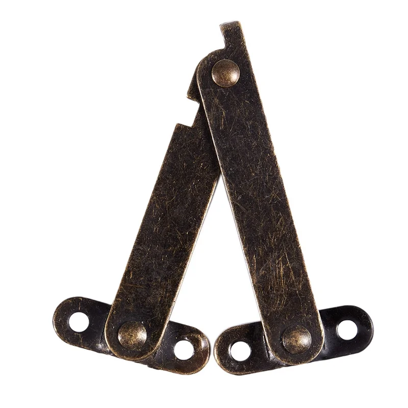 

ABXF-Furniture Box Rotatable Folding Lid Support Hinge Bronze Tone 40Pcs