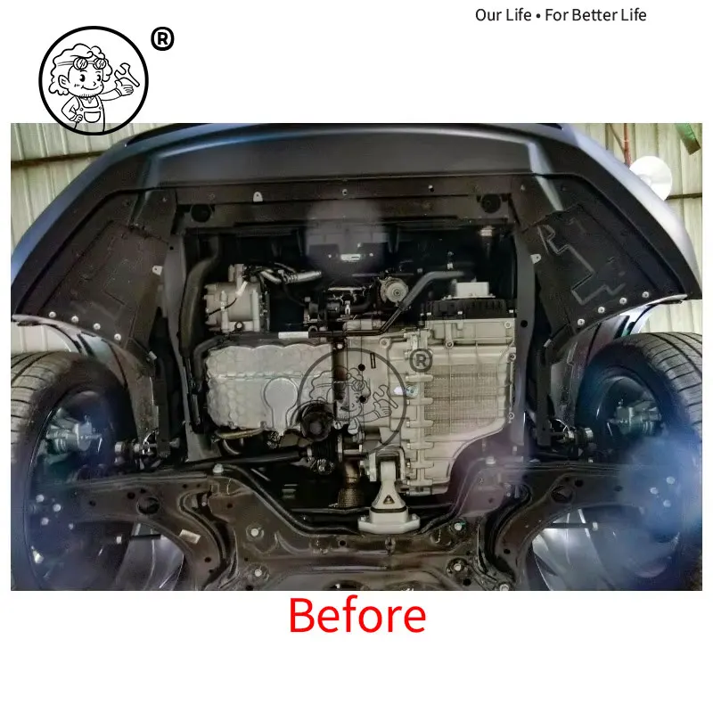 For BESTUNE T77 2019-2025 1.2T 1.5T Manganese Steel Plastic  Under Engine Guard Plate Splash Shield Mud Fender Cover