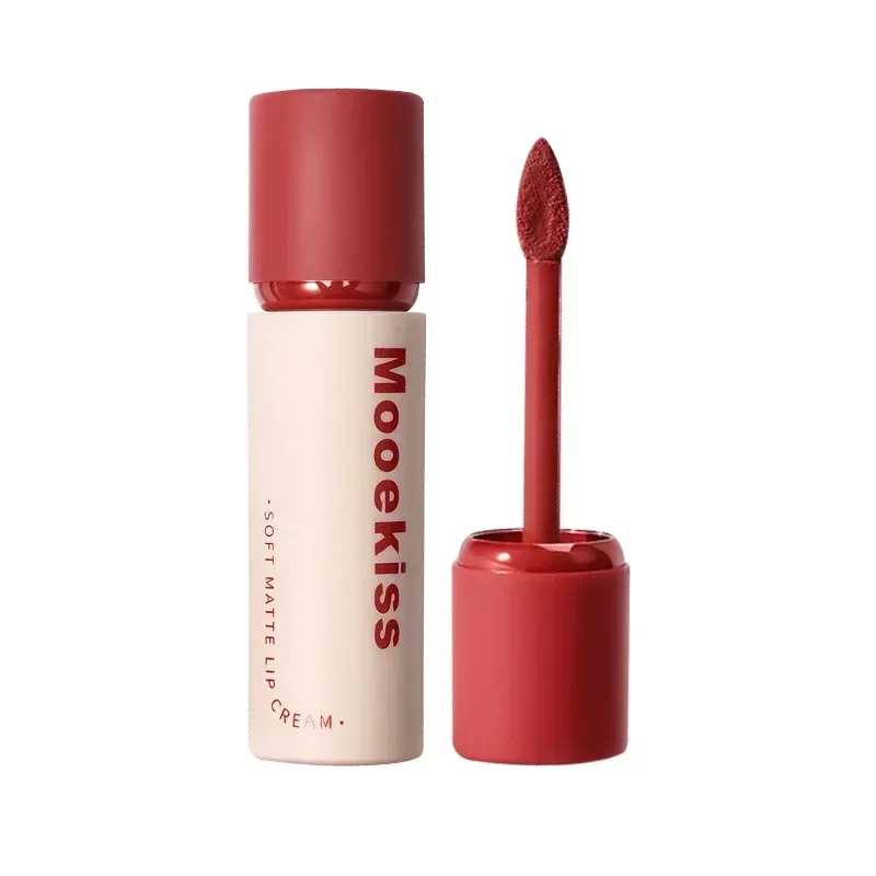 Mooekiss Matte velvet lip cream autumn and winter non-stick cup easy to apply lip glaze lip gloss