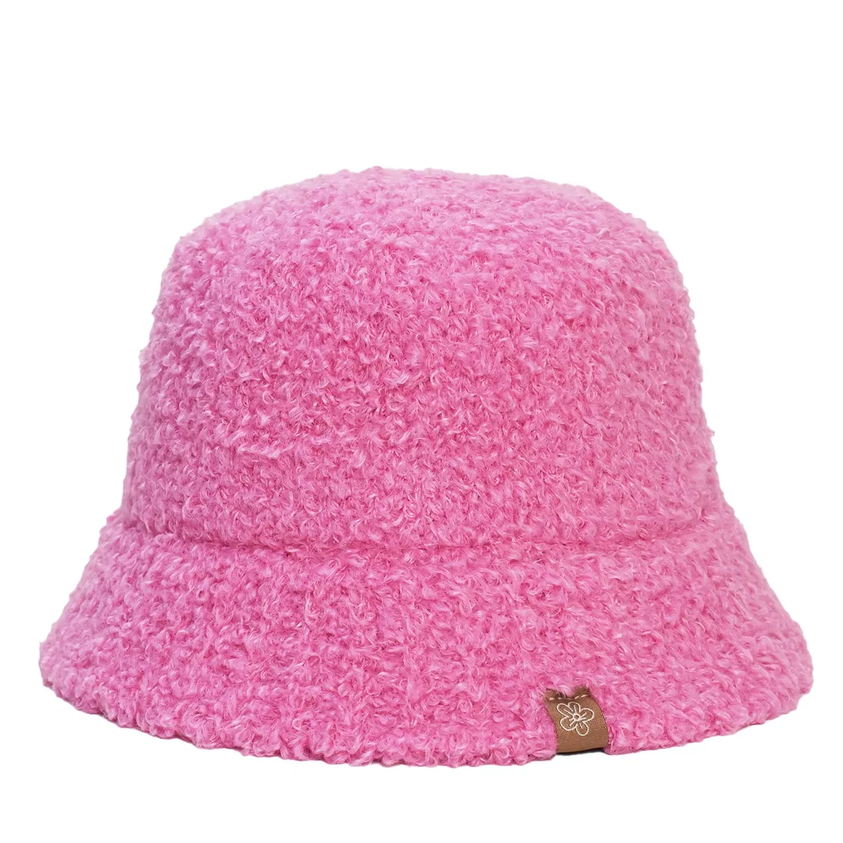 

Winter Plush Bucket Hats For Women Outdoor Thick Warm Panama Cap Solid Color Soft Faux Fur Lady Girls Fisherman Sun Hats