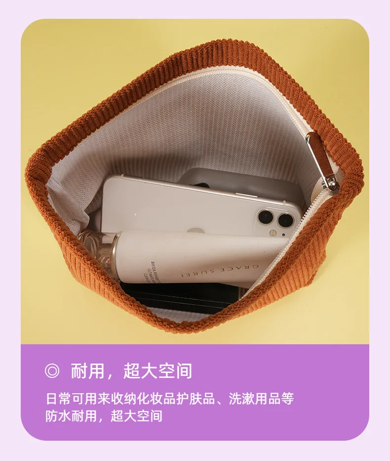 ميكي ميني ماوس رسالة A-Z سروال قصير حقيبة مستحضرات تجميل Kawaii المرأة سعة كبيرة سستة مستحضرات التجميل تخزين جيب حقيبة يد الموضة #5