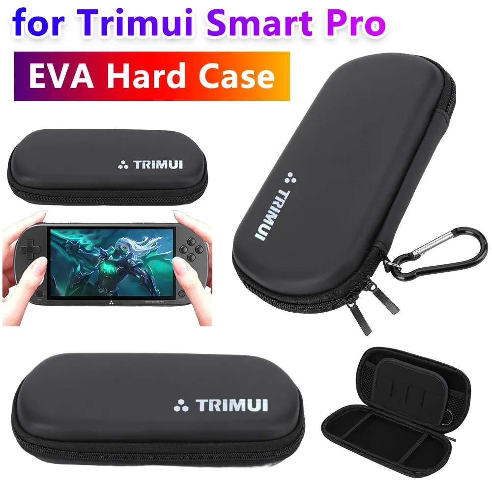 إيفا حقيبة حمل صلبة مقاوم للماء حافظة صلبة مضادة للخدش واقية غطاء واقٍ مزخرف لهاتف آيفون الغبار مع حلقة تسلق ل Trimui Smart Pro #1