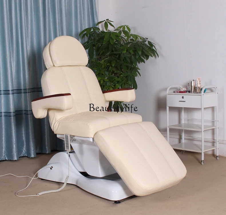 Electric Beauty Bed Lifting Massage Couch Micro Plastic Non-Invasive Treatment Chair Massage Bed