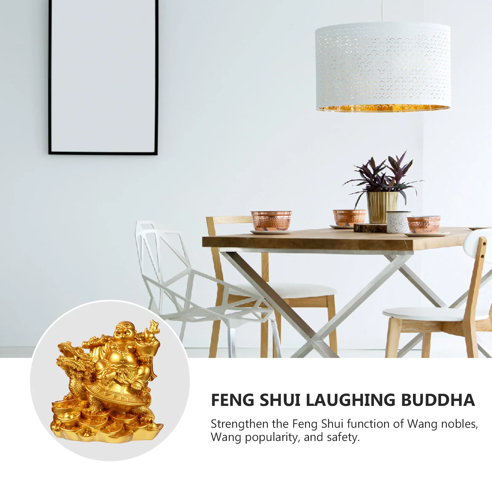 

Maitreya Buddha Resin Sculpture Feng Shui Decoration Home Office Desktop Lucky Ornament Maitreya Buddha Sculpture