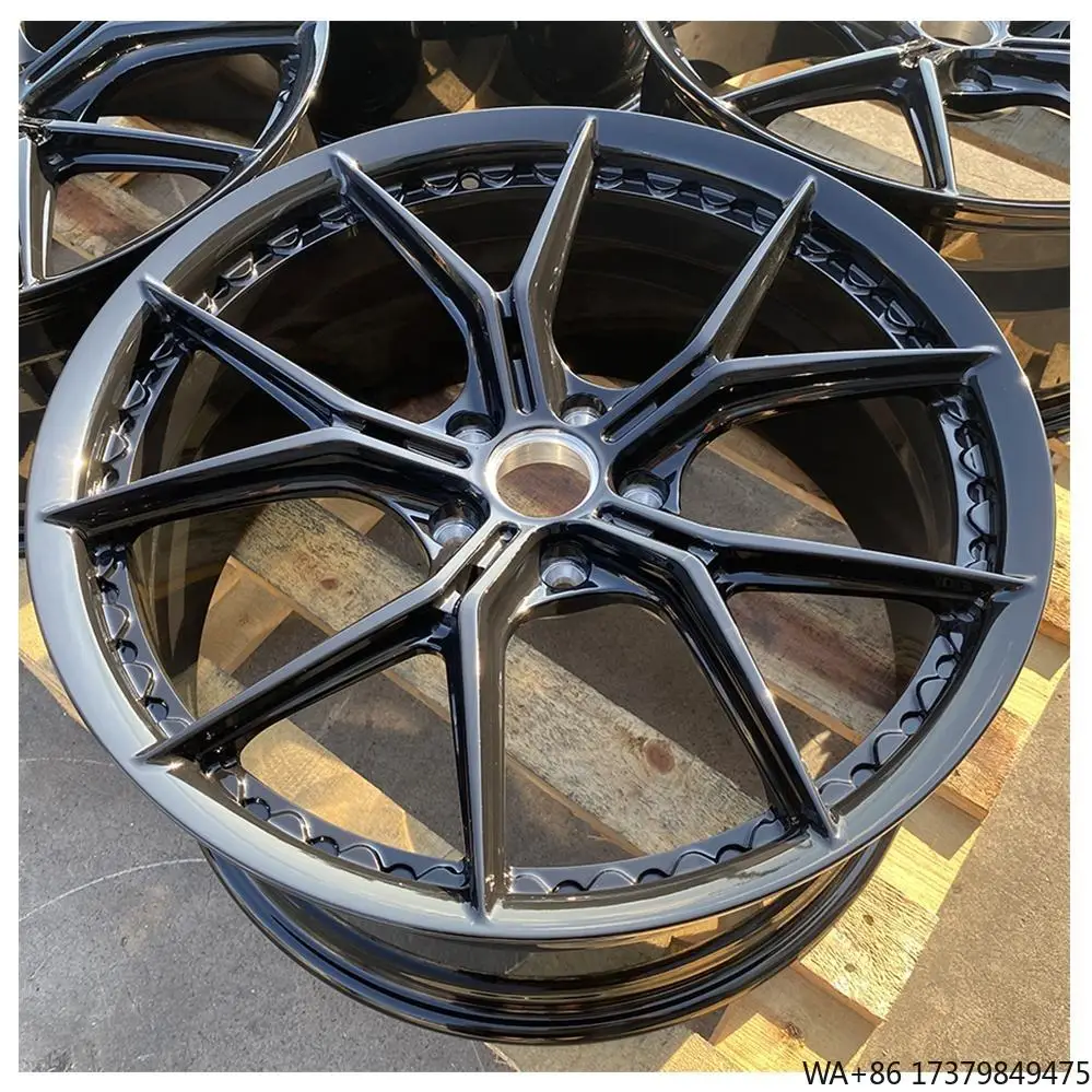 

Factory Hotsale Racing Car Wheels Gloss Black Color Monoblock Wheels 20 21 22 24 Inch 5x112 5x120 Alloy Forged Rims for M3 M4