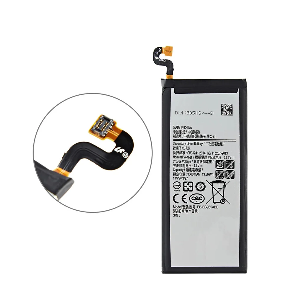 For Samsung Battery EB-BG935ABE For Samsung GALAXY S7Edge S7 Edge G9350 SM-G935FD SM-G935F SM-G935P G935P SM-G935F Batteries