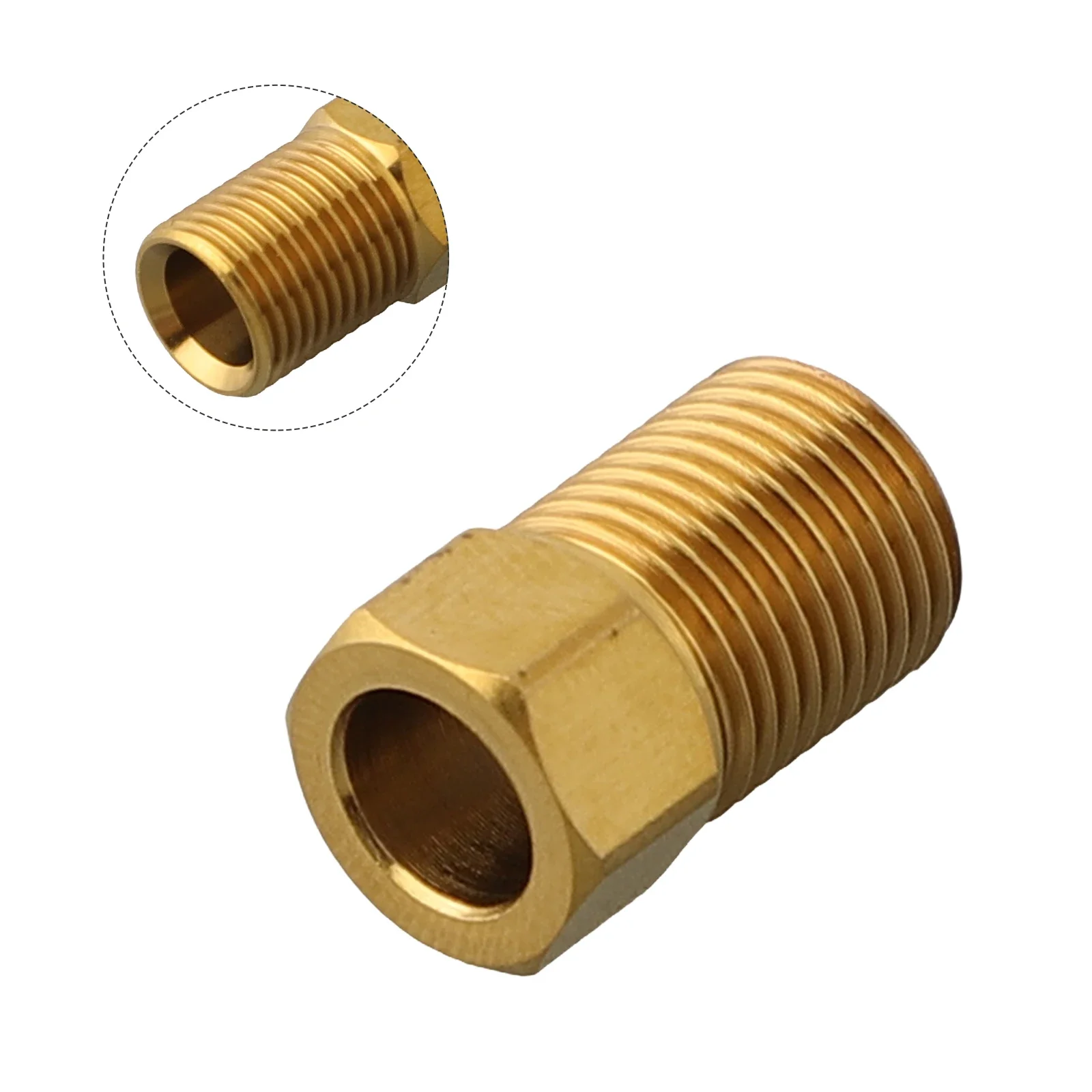 Bicycle Hydraulic Hose Screw Bolt M8 Nut For-Shimano Bike Disc Brake Oil Tube Connection Screws P0.75 Gold/Colorful Repair Tools