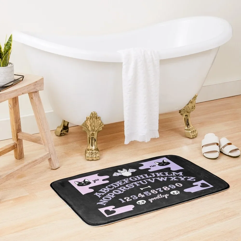 

Cute Ouija // Pastel | Nikury Bath Mat Non-Slip Bathroom Carpet Carpet Carpet In The Living Room Mat