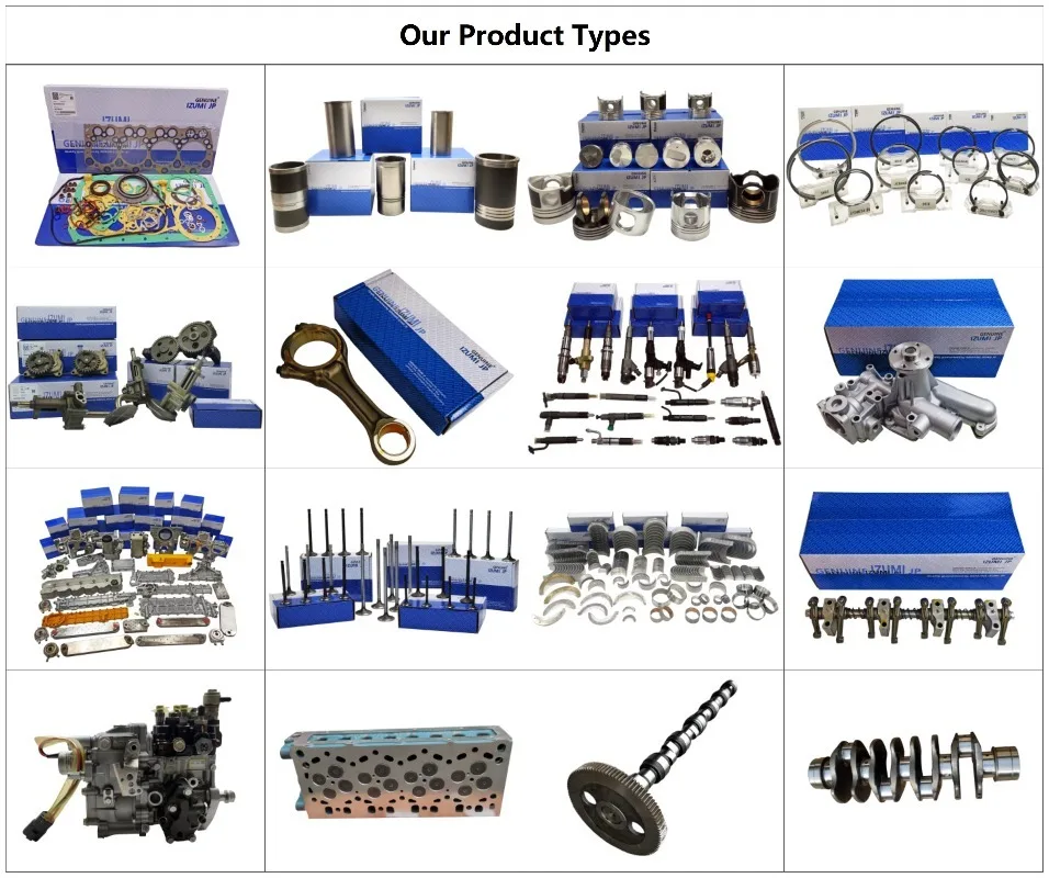 ل أجزاء إصلاح المحرك مجموعة 6D34 محرك إصلاح إصلاح مجموعة ME220454 ME013366 اسطوانة بطانة مجموعة كبّاس