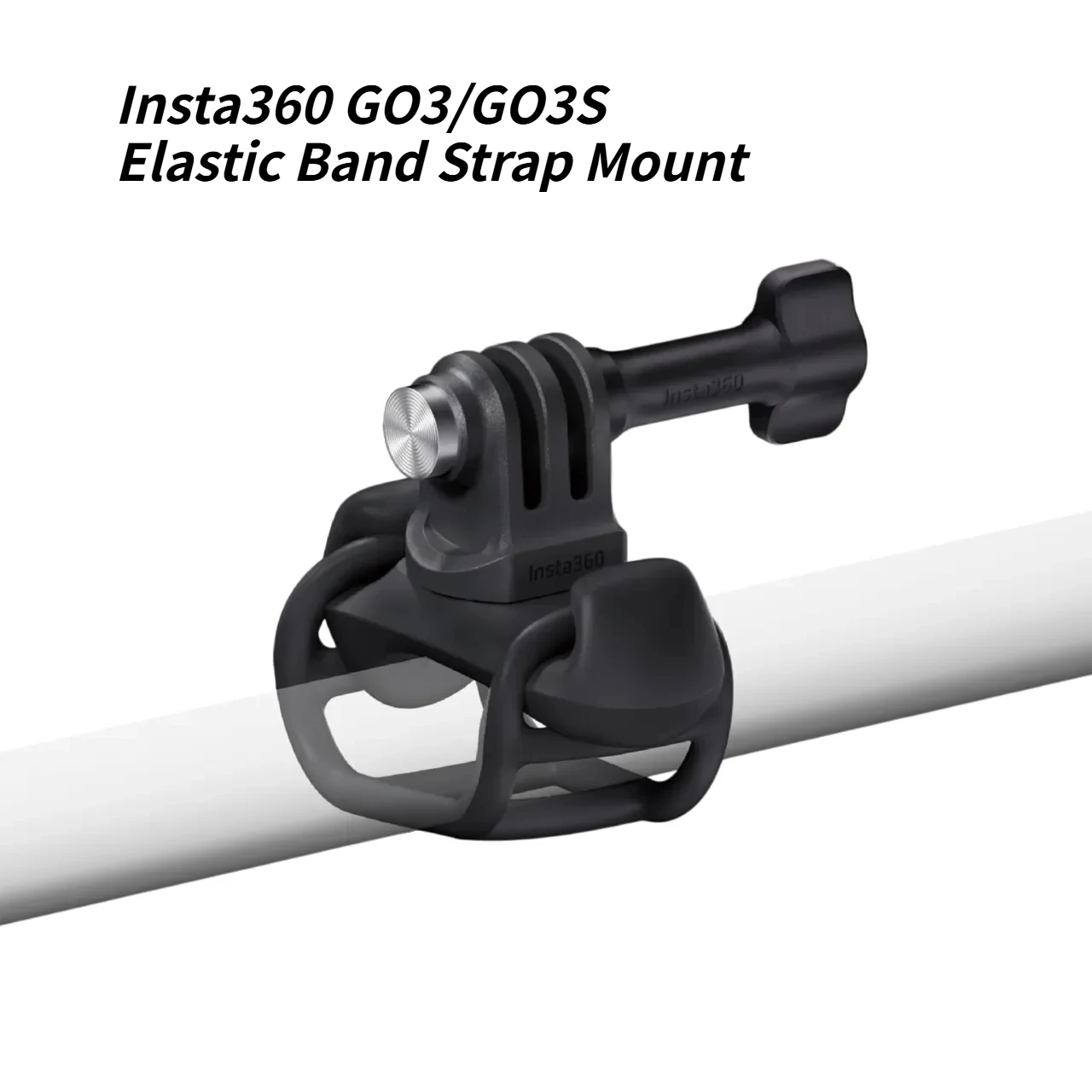Insta360 Elastic Strap Mount Flexible Wrap Handlebar Bracket 360 Rotating Adjustable Mount for Ace Pro 2 GO 3 GO 3S GO Ultra